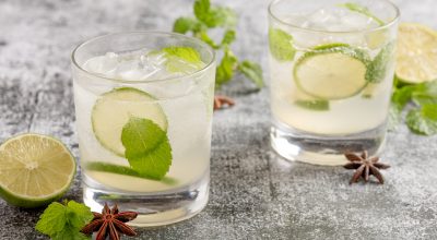 Drink sem álcool de limão