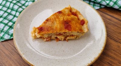 Empadão de palmito vegano