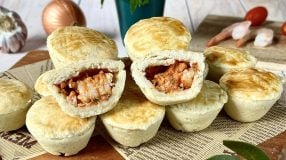 Empadinha de camarão cremoso