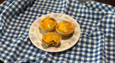 Empadinha de frango com Catupiry