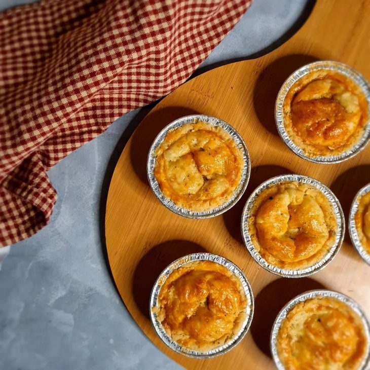 Empadinha de queijo sem glúten