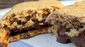 Empanada de chocolate fit