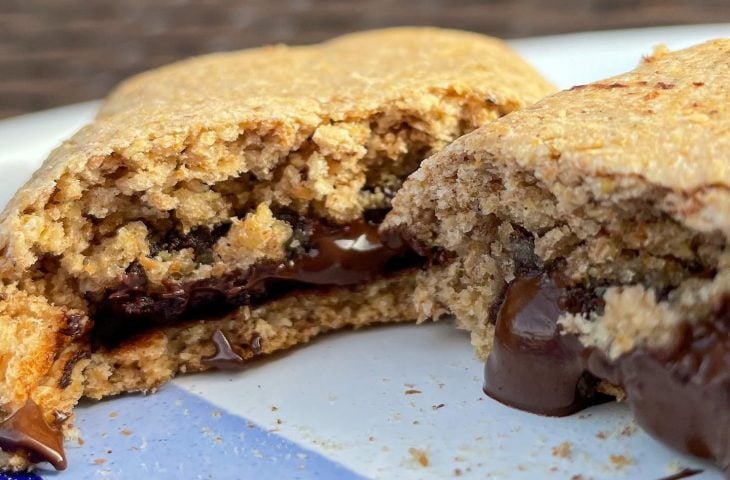 Empanada de chocolate fit