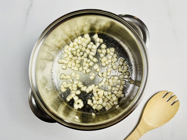 cebola refogada.