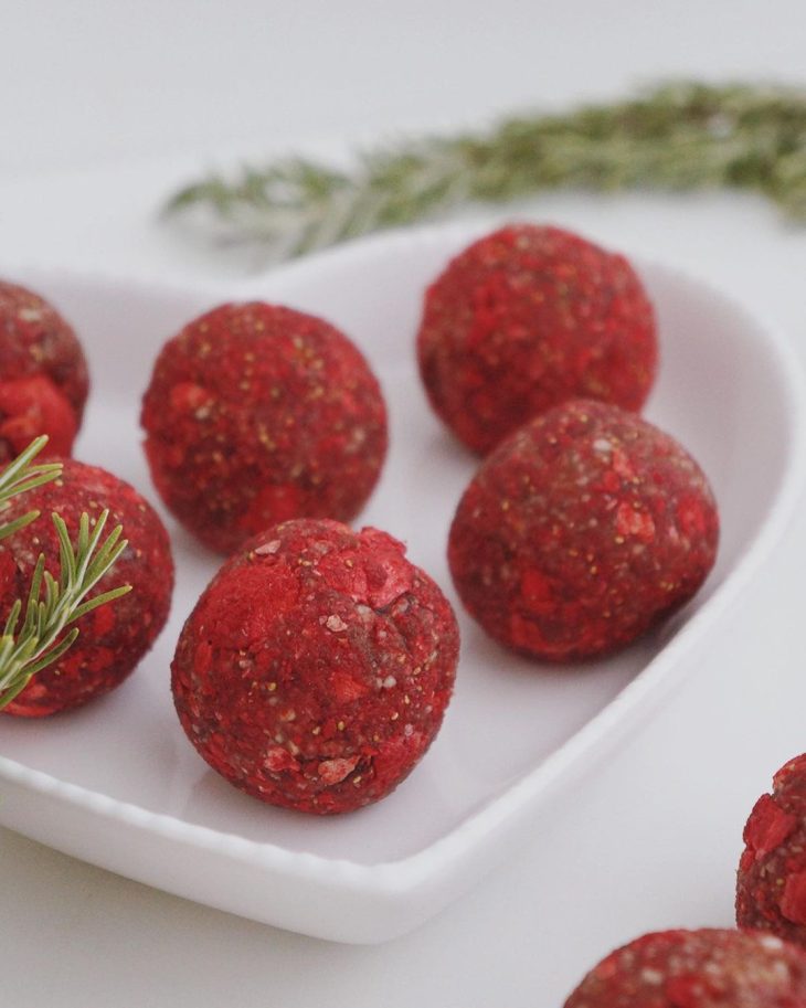 Energy balls de morango