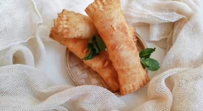 Enroladinho de queijo e presunto fácil