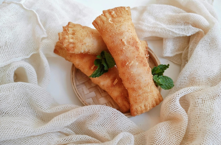 Enroladinho de queijo e presunto fácil