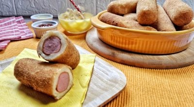 Enroladinho de salsicha fácil e rápido
