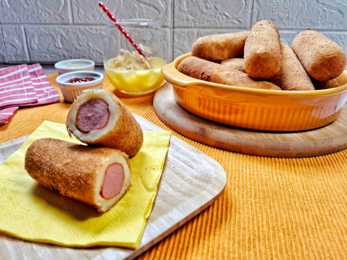 Enroladinho de salsicha fácil e rápido