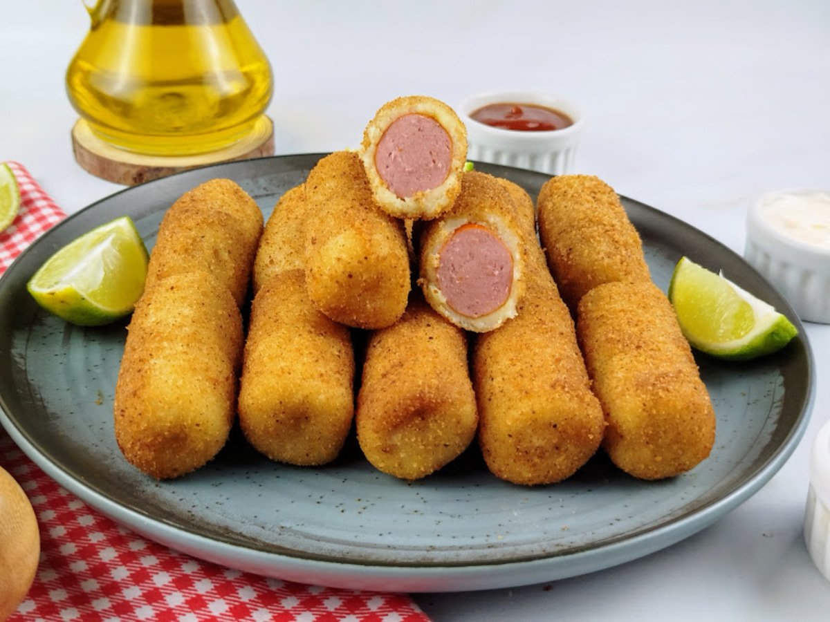Enroladinho de salsicha simples