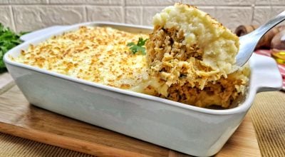 Escondidinho de frango simples