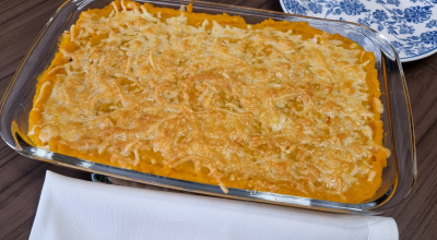 Escondidinho de abóbora com carne-seca