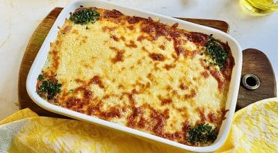 Escondidinho de bacalhau