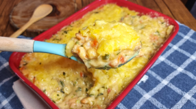Escondidinho de camarão