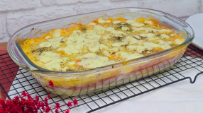 Escondidinho de carne de sol com batata inglesa