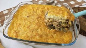 Escondidinho de carne moída