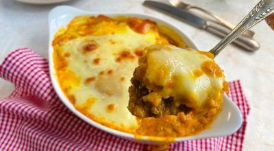 Escondidinho de carne moída com abóbora