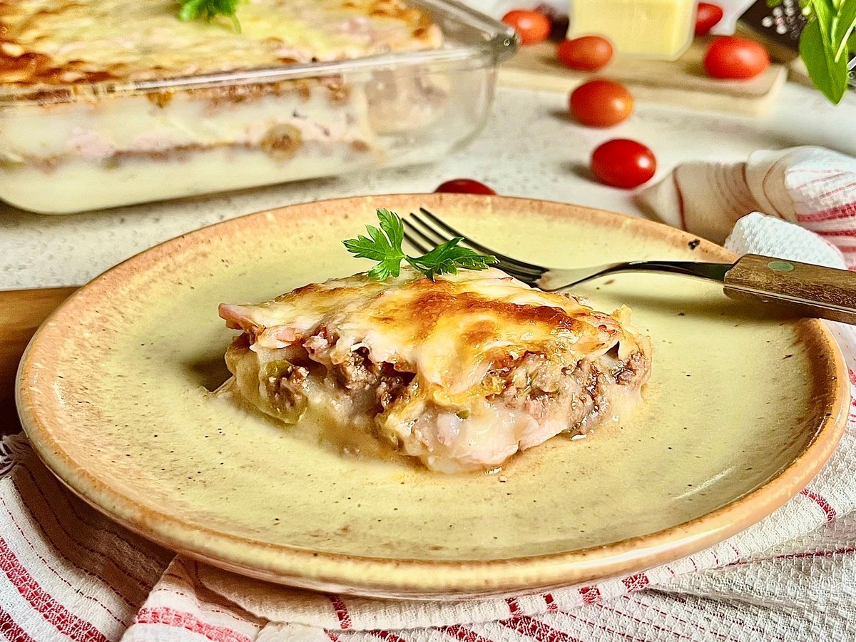 Escondidinho de carne moída simples