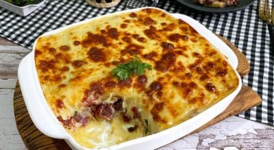 Escondidinho de carne seca fácil
