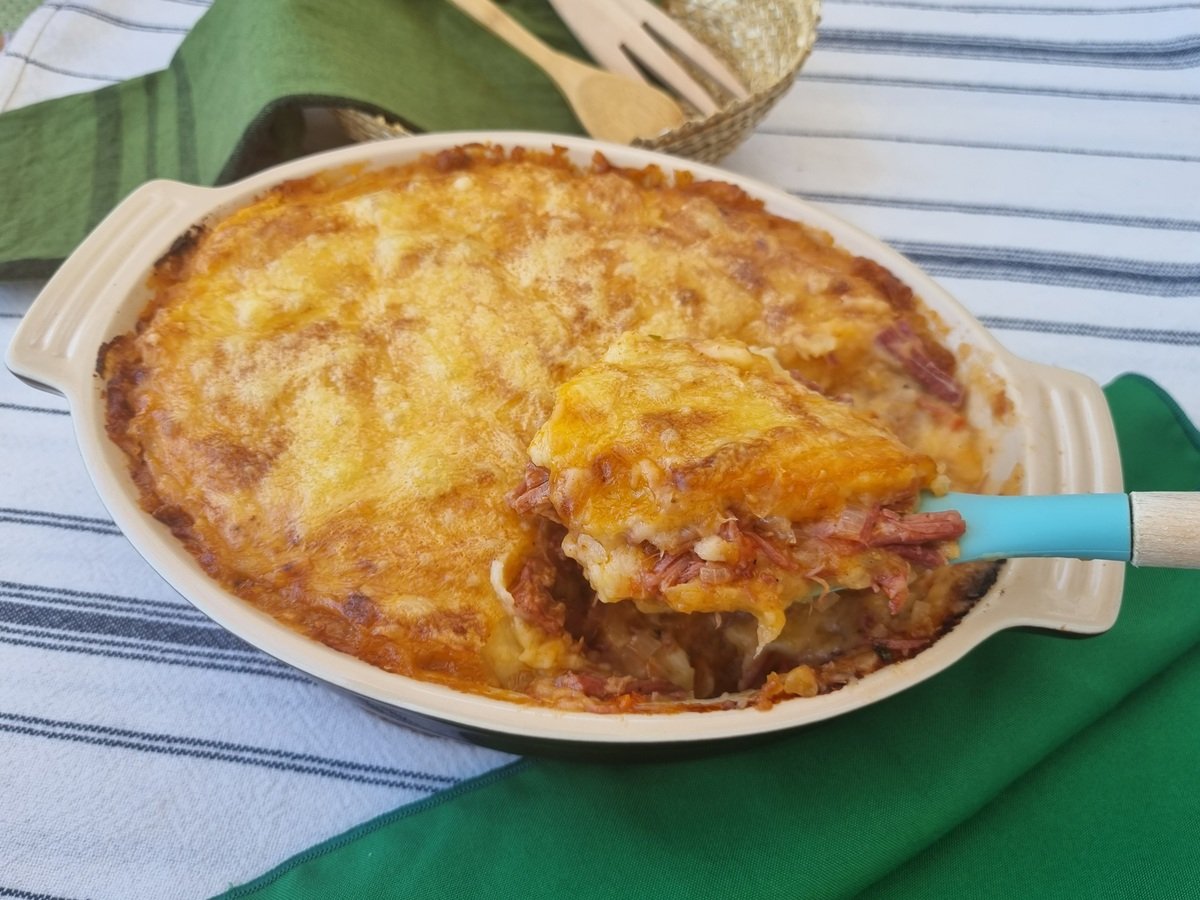 Escondidinho de carne-seca