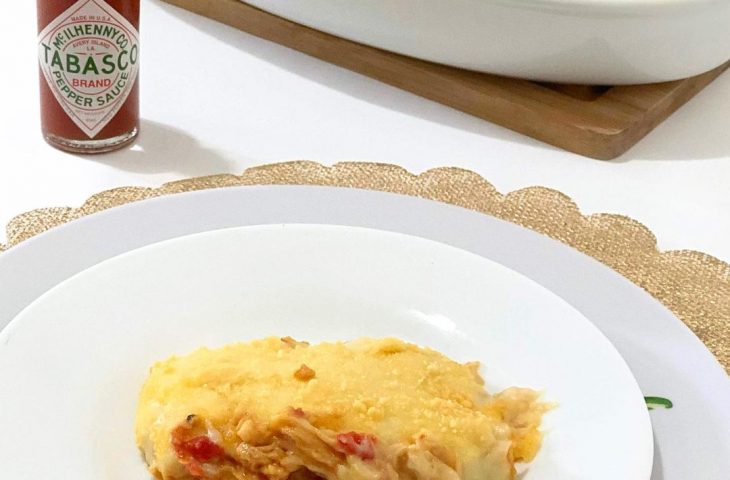 Escondidinho de cogumelos