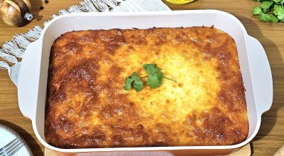 Escondidinho de frango com batata