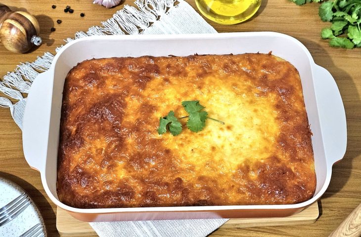 Escondidinho de frango com batata