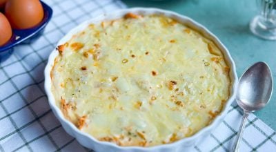 Escondidinho de frango fit