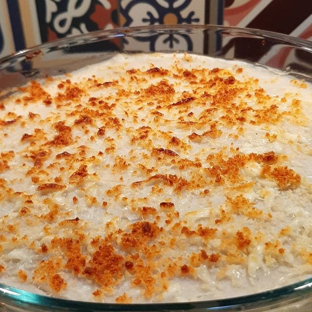 Escondidinho de inhame com carne moída