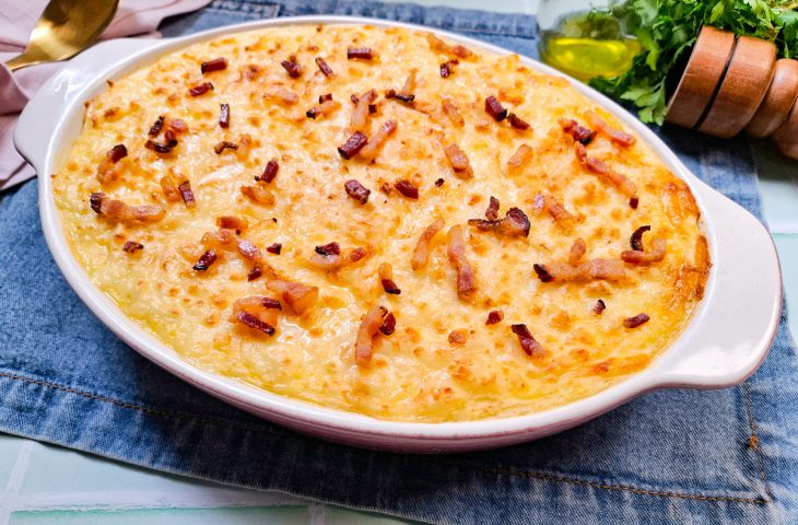 Escondidinho de mandioca