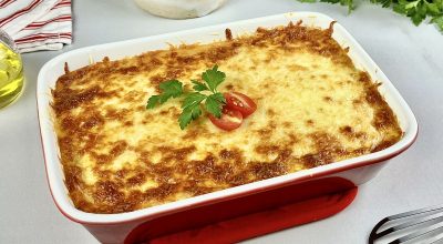 Escondidinho de mandioca com carne