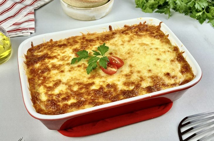 Escondidinho de mandioca com carne