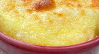 Escondidinho de mandioquinha com queijo