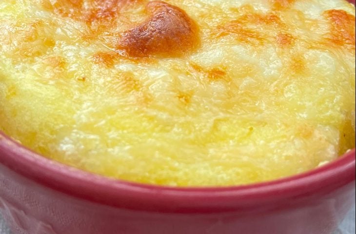 Escondidinho de mandioquinha com queijo