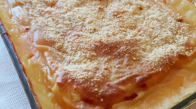 Escondidinho vegano de carne de soja