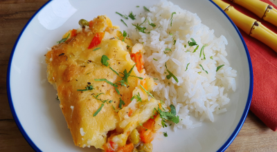 Escondidinho vegetariano de legumes