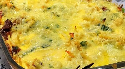 Espaguete de pupunha à carbonara