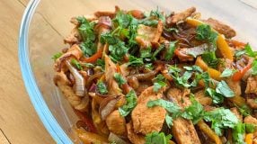 Fajitas de frango