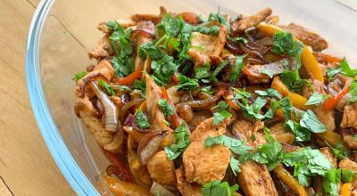 Fajitas de frango