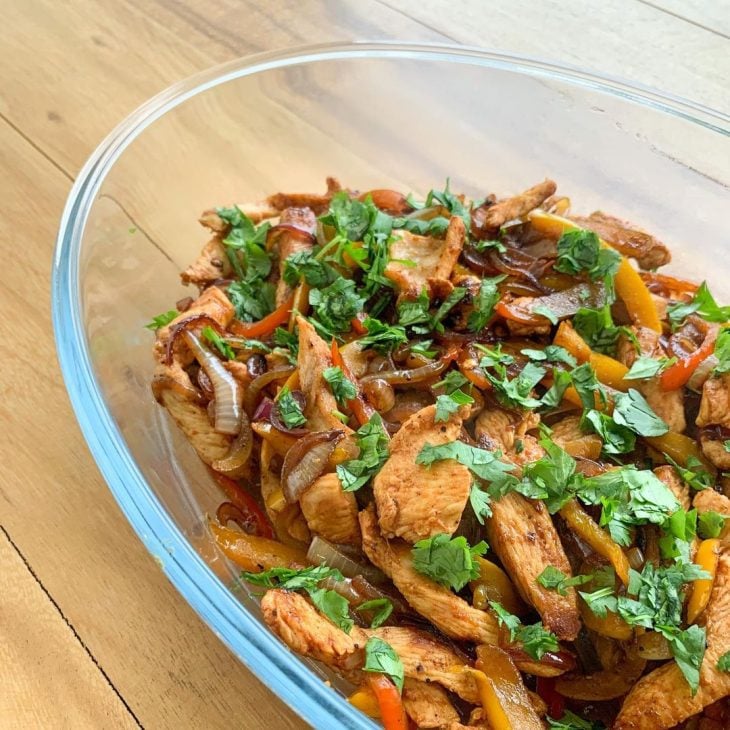 Fajitas de frango