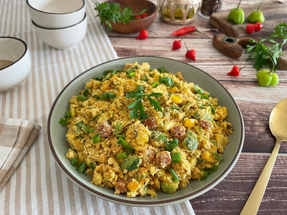 Farofa de abobrinha