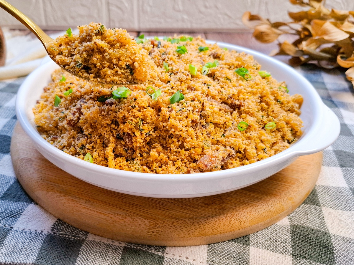 Farofa de bacon simples