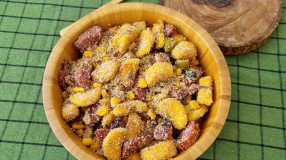 Farofa de banana-da-terra