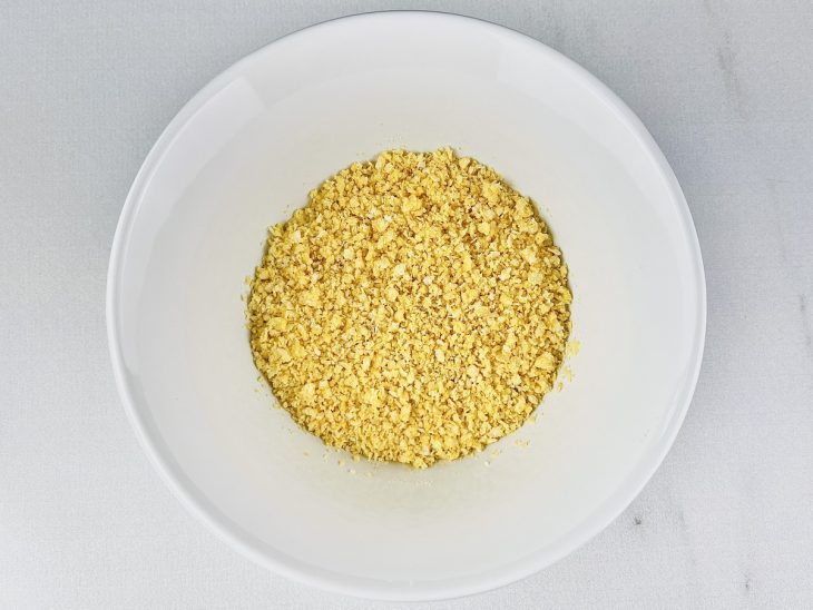 Ingredientes na tigela.