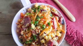 Farofa de cuscuz simples