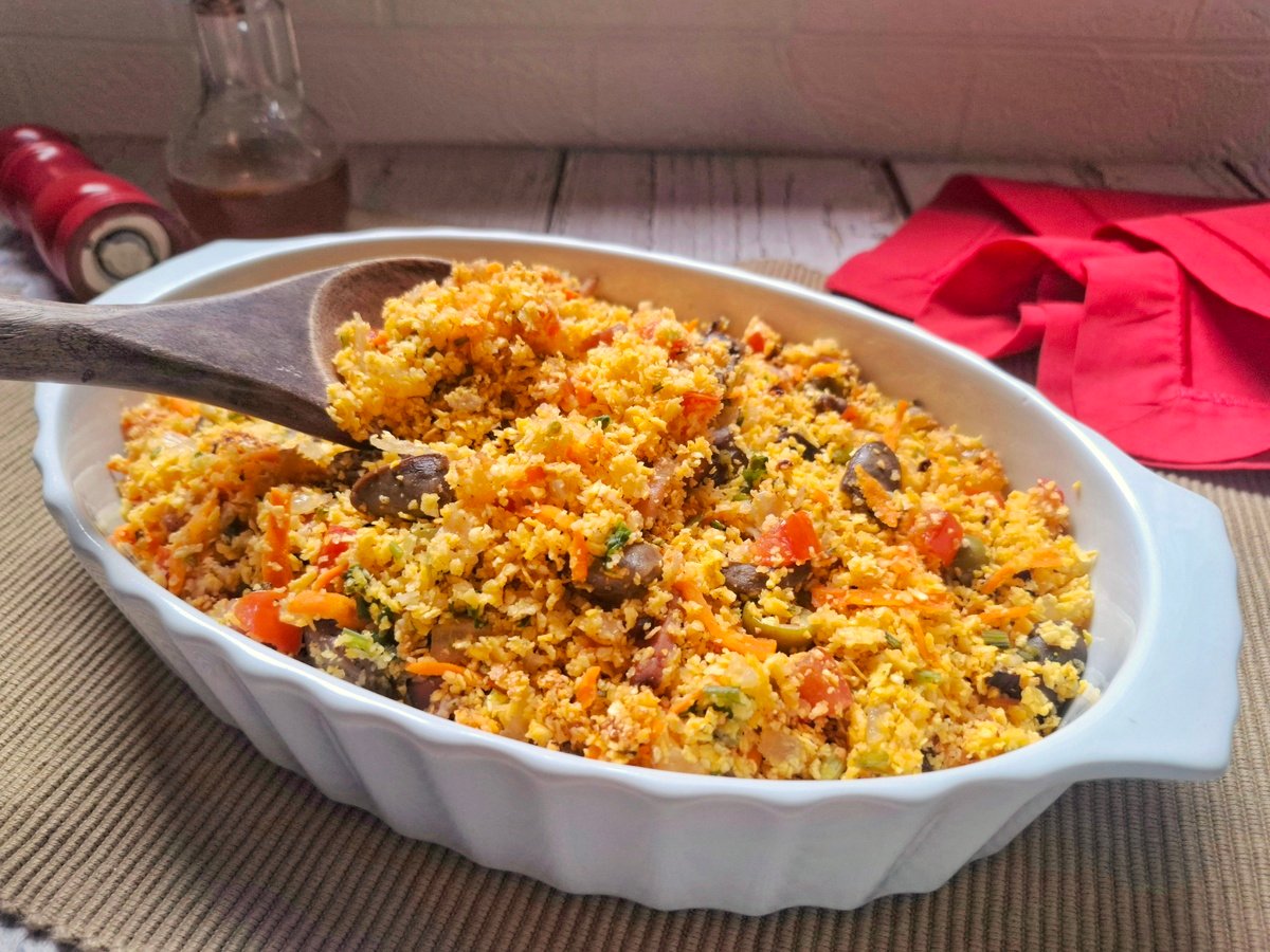 Farofa de Natal fácil