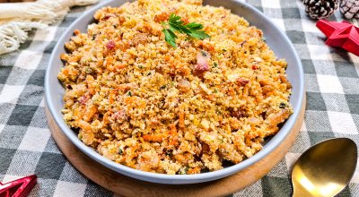 Farofa de Natal simples