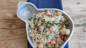 Farofa de pinhão simples
