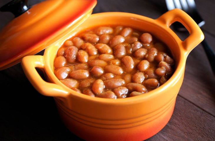 Feijão na panela de arroz