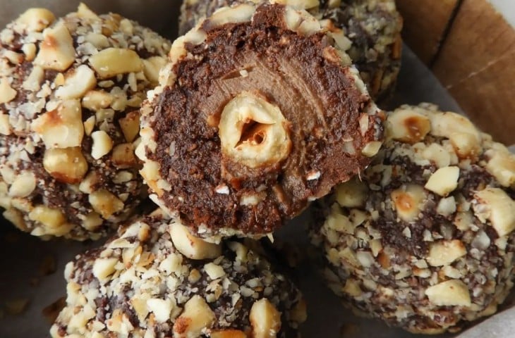 Ferrero rocher vegano